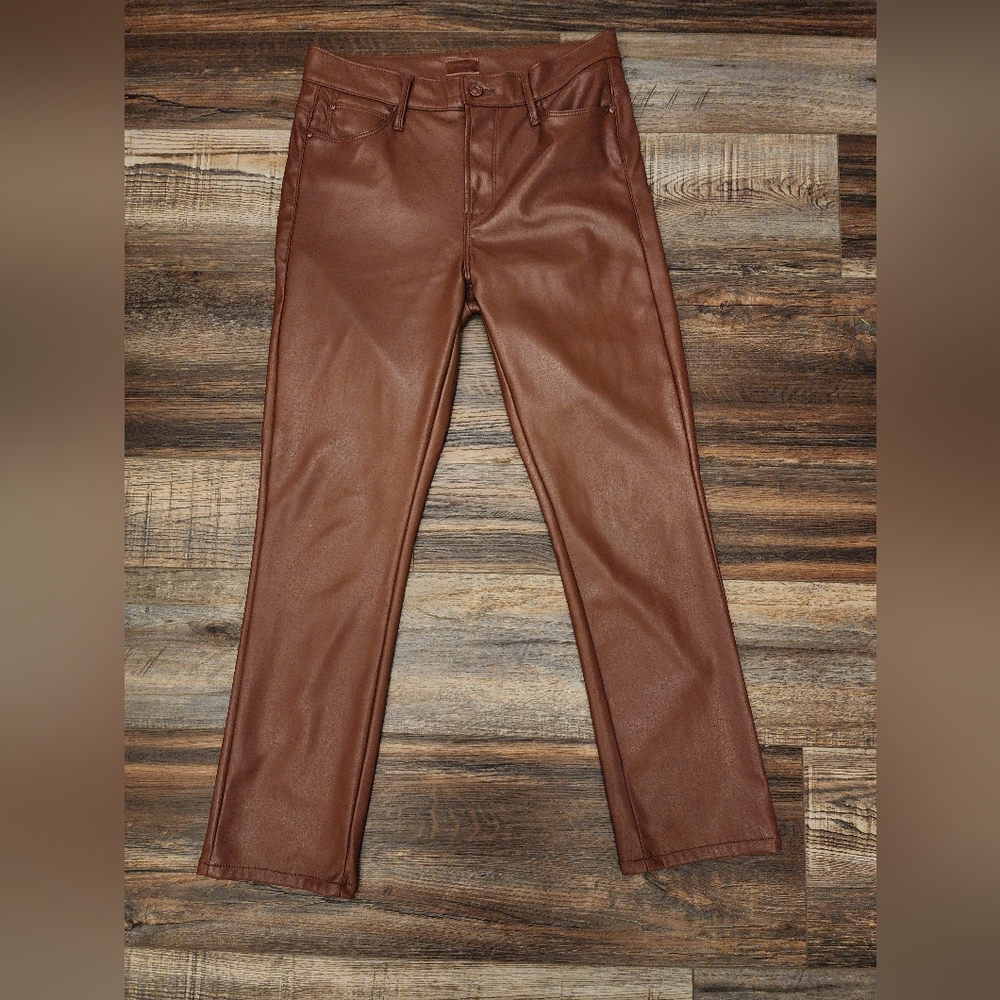 Brown Leather Pants